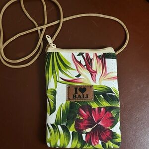 Crossbody travel pouch from Bali 8”x5” cute